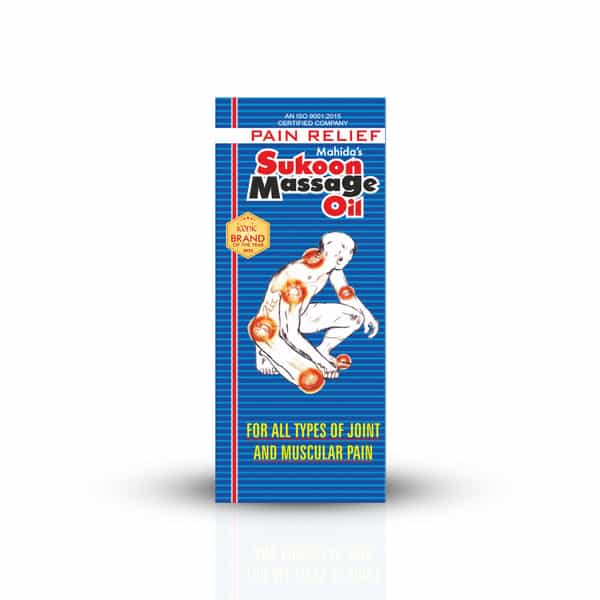 Mahida's Sukoon Massage Oil (Pain Relief) 500 Ml (Pack Of 2)