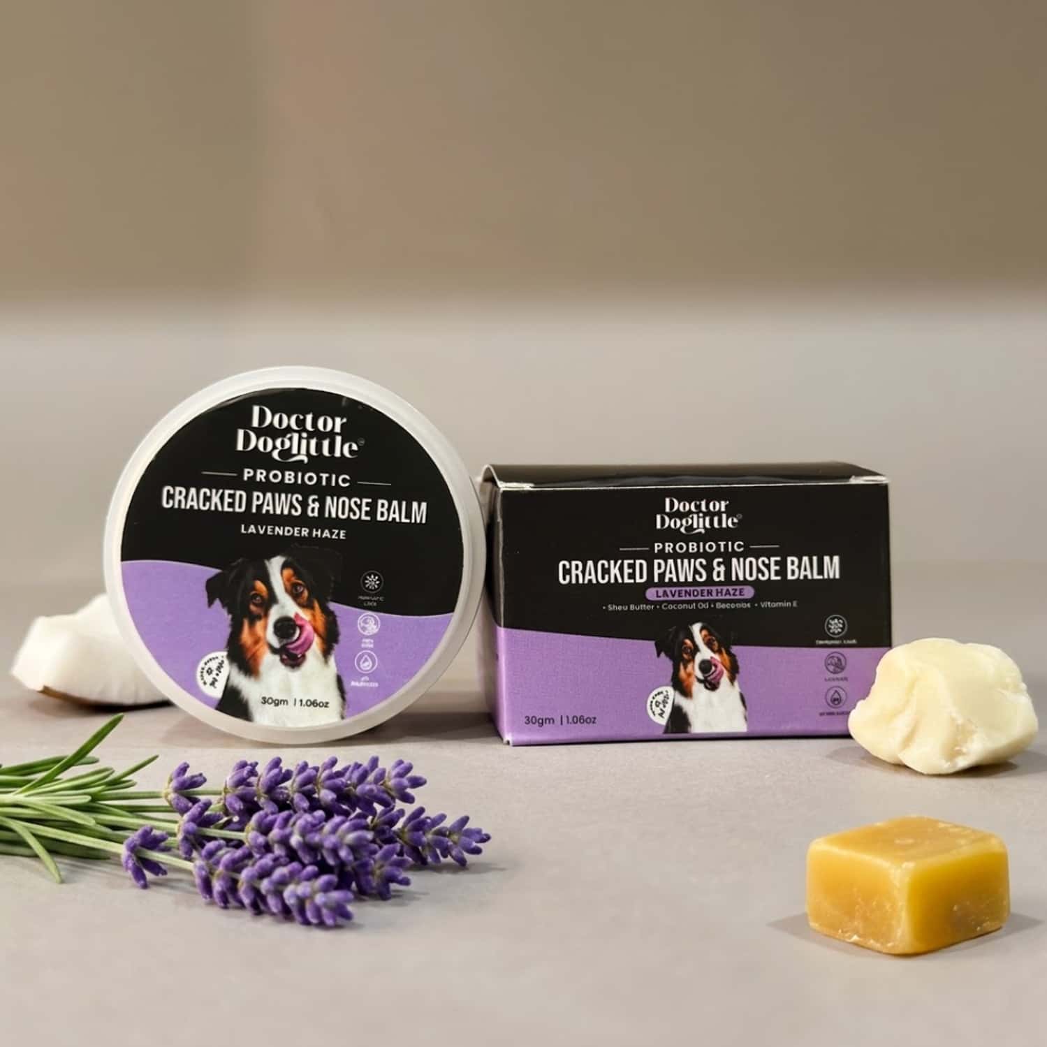Doctor Doglittle Probiotic Dog Cracked Paws & Nose Balm With Shea Butter (30 Gms)