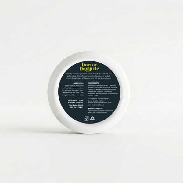 Doctor Doglittle Probiotic Dog Cracked Paws & Nose Balm With Shea Butter (30 Gms)