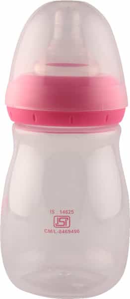 Mothercare Wide Neck Bottle - Pink - 250Ml