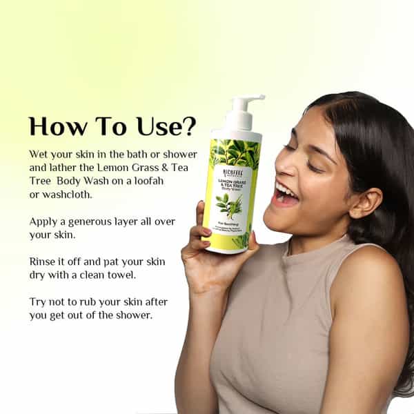 Richfeel Lemon Grass & Tea Tree Body Wash 200 Ml