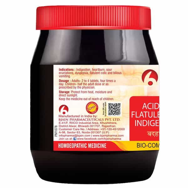 Bjain Bio-Combination No.25 (Acidity . Flatulence & Indigestion) Tablet - 450Gm