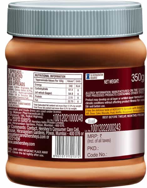 Hershey's Spreads Cocoa With Almond 350G