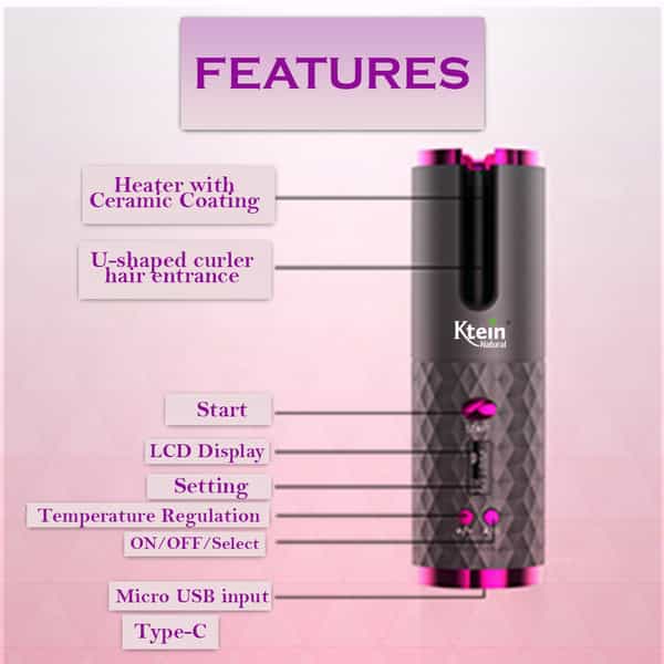 Ktein Curl Pro: Professional Hair Styler Kit