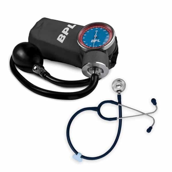 Bpl Medical Technologies Aneroid Sphygmomanometer With St-02 Brass Stethoscope