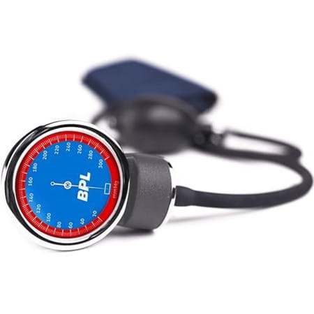 Bpl Medical Technologies Aneroid Sphygmomanometer With St-02 Brass Stethoscope