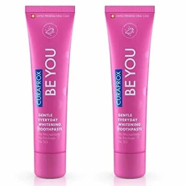 Curaprox Gentle Everyday Whitening Toothpaste (Watermelon) 60Ml X Pack Of 2 Toothpaste