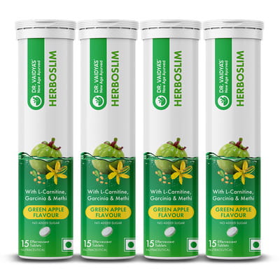 Buy DR. VAIDYA'S HERBOSLIM EFFERVESCENT WITH L-CARNITINE | GARCINIA