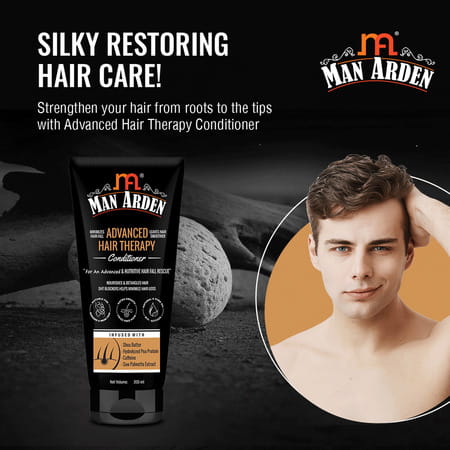 Man Arden Advanced Hair Therapy Conditioner Minimizes Hair Fall With Blockers & Shea Butter 200 Ml