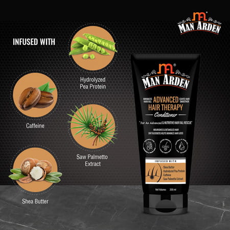 Man Arden Advanced Hair Therapy Conditioner Minimizes Hair Fall With Blockers & Shea Butter 200 Ml