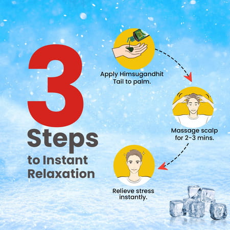 Baidyanath Himsugandhit Tail | Ayurvedic Thanda Tel | Relaxing & Refreshing Cooling Effect - 100ml