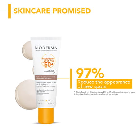 Bioderma Photoderm Spot Age Spf50+ Reduces Spots Wrinkles Antioxidant Sunscreen | 40 Ml