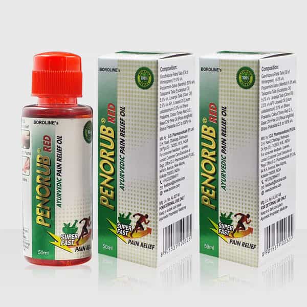 Boroline Penorub Ayurvedic Pain Relief Oil 50 Ml X 3 (Pack Of 3)