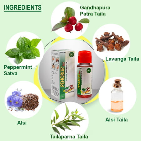 Boroline Penorub Ayurvedic Pain Relief Oil 50 Ml X 3 (Pack Of 3)