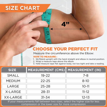 Vissco Elbow Support - Relieves Elbow Joint Pain For Free Movement - Large (Beige)