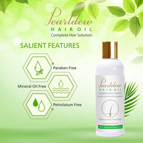 Pearldew Hair Oil 100 Ml | Complete Hair Solution | Promotes Hair Growth (Pack Of 1)