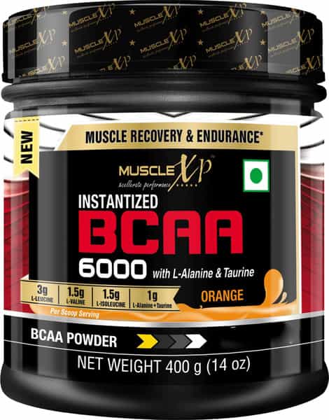 Musclexp Raw Whey Combo | Raw Whey Pouch 1Kg + Bcaa Orange 400G