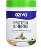 Oziva Protein & Herbs For Men Chocolate (500g) | For Muscle Building Clean