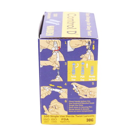 Control D 100 Sterile Comfort Lancets 100