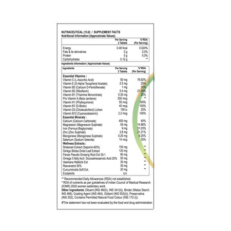 Healthzen Woman Multivitamin Tablet - 30n