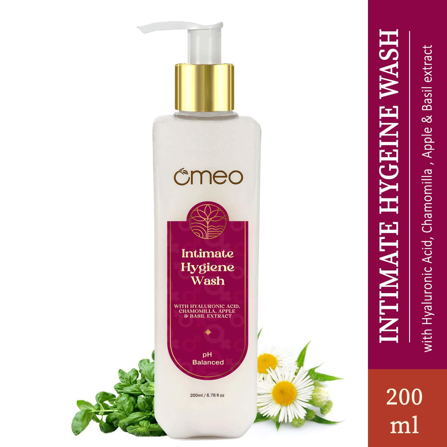 Omeo Intimate Hygiene Wash With Hyaluronic Acid - 200ml