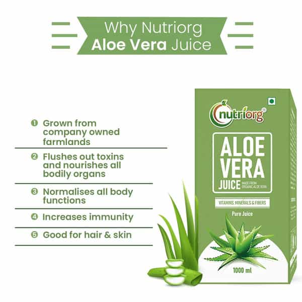 Nutriorg Aloevera Juice 1000Ml
