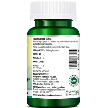 Morpheme Remedies Garlic 500 Mg - 60 Veg Capsules