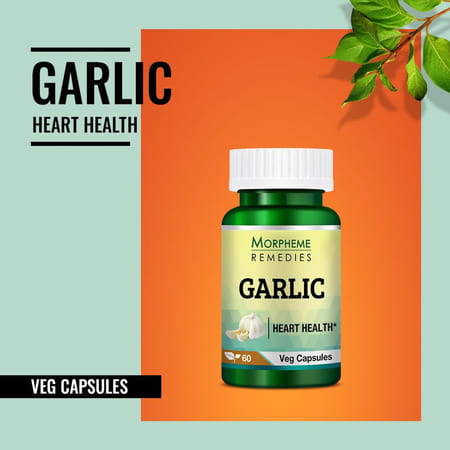 Morpheme Remedies Garlic 500 Mg - 60 Veg Capsules