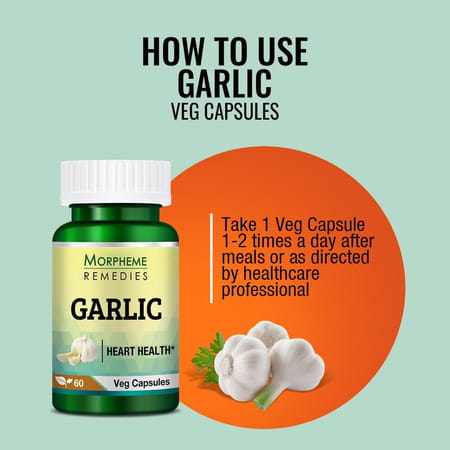 Morpheme Remedies Garlic 500 Mg - 60 Veg Capsules