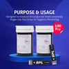 Bpl Medical Technologies Blood Gluco Test Strips | Bottle Of 100 (50X2) Test Strips - Black