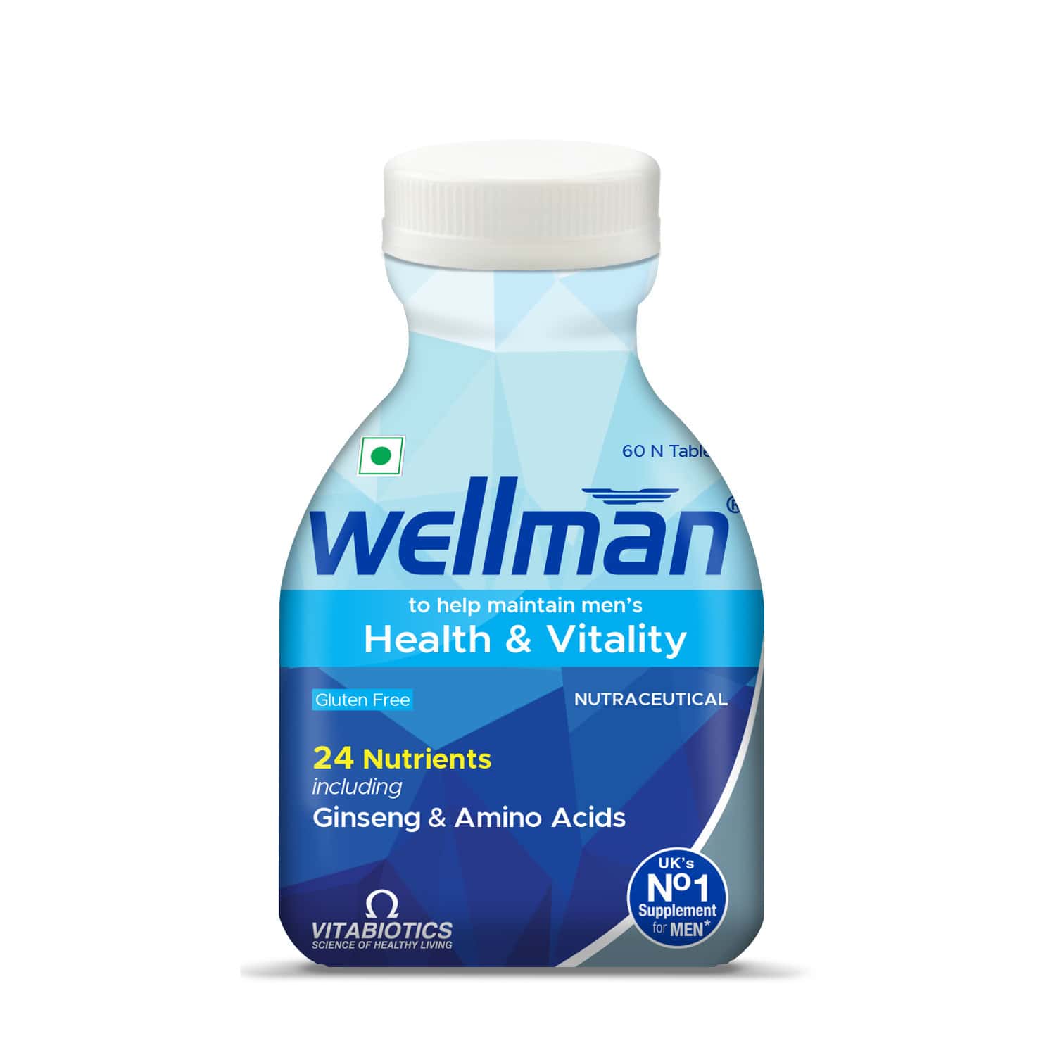 Wellman Multivitamin Tablet Help To Maintain Men Health And Vitality 60 No's