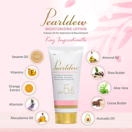 Pearldew Winter Care Combo (Face Wash 100ml + Body Wash 300ml + Moisturizing Lotion 100ml)