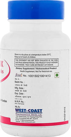 Healthvit Pine Bark Extract 100 Mg - 60 Capsules