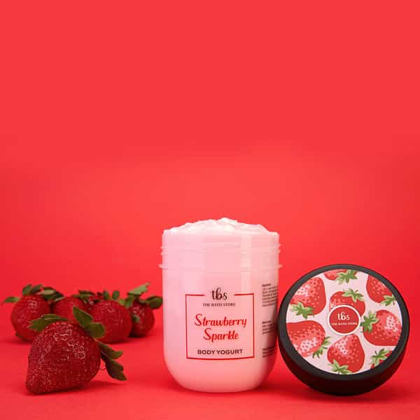 The Bath Store Strawberry Sparkle Body Yogurt 200Gm