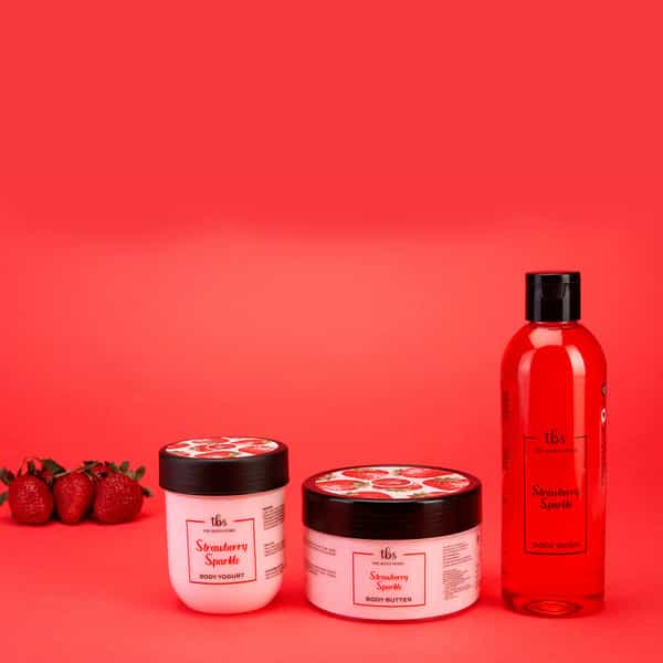 The Bath Store Strawberry Sparkle Body Yogurt 200Gm