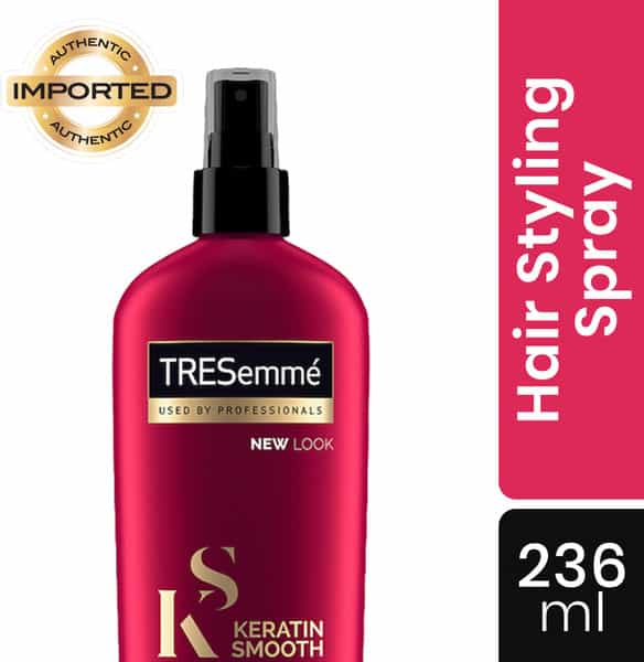 Tresemme Keratin Smooth Heat Protection Shine Spray With Marula Oil - 236 Ml