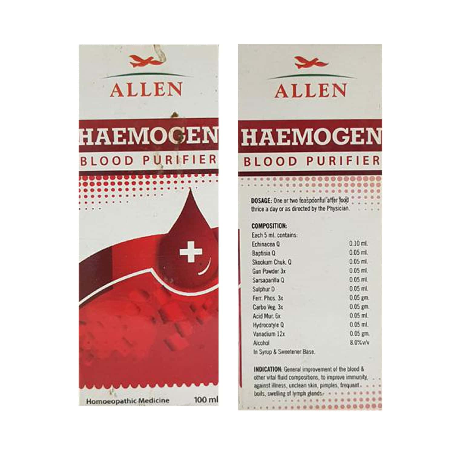 Allen Laboratories Haemogen Syrup 100 Ml