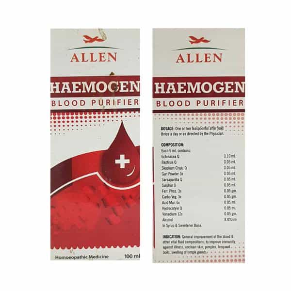 Allen Laboratories Haemogen Syrup 100 Ml