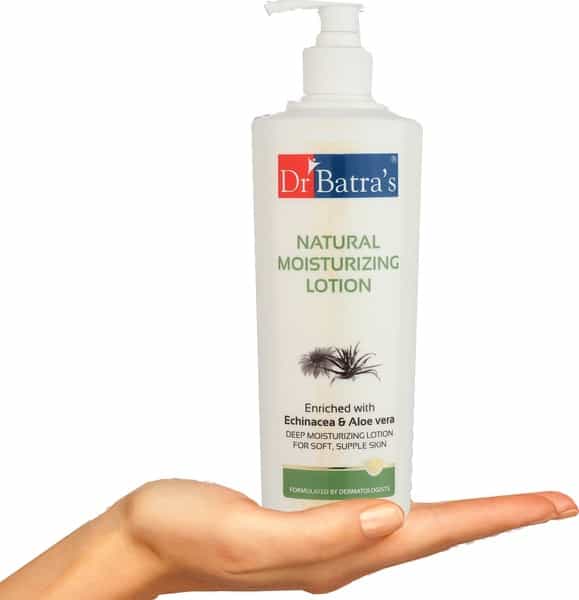 Dr Batra's Natural Moisturizing Lotion Enriched With Echinacea & Aloe Vera - 400 Ml