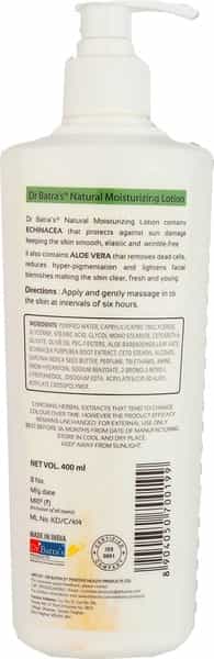Dr Batra's Natural Moisturizing Lotion Enriched With Echinacea & Aloe Vera - 400 Ml