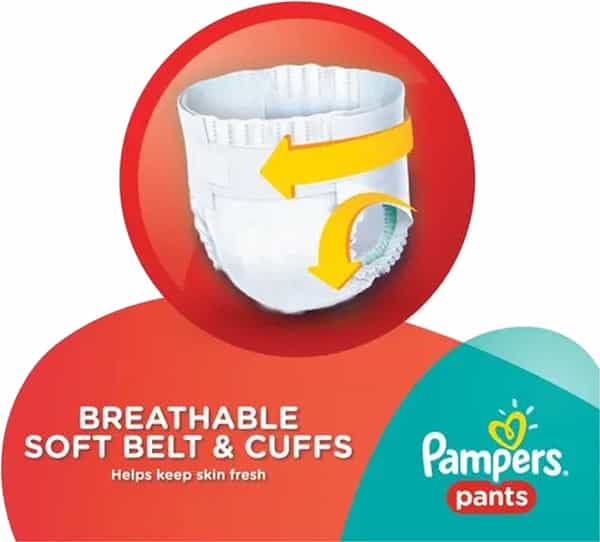 Pampers Baby Dry Pants Size Small Diaper 2