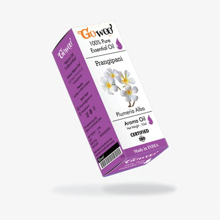 Pack Of 2 Frangipani Essential Oil And Neem Carrier Oil - 100% Pure & Natural Oil For Hair & Skin