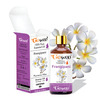 Pack Of 2 Frangipani Essential Oil And Neem Carrier Oil - 100% Pure & Natural Oil For Hair & Skin