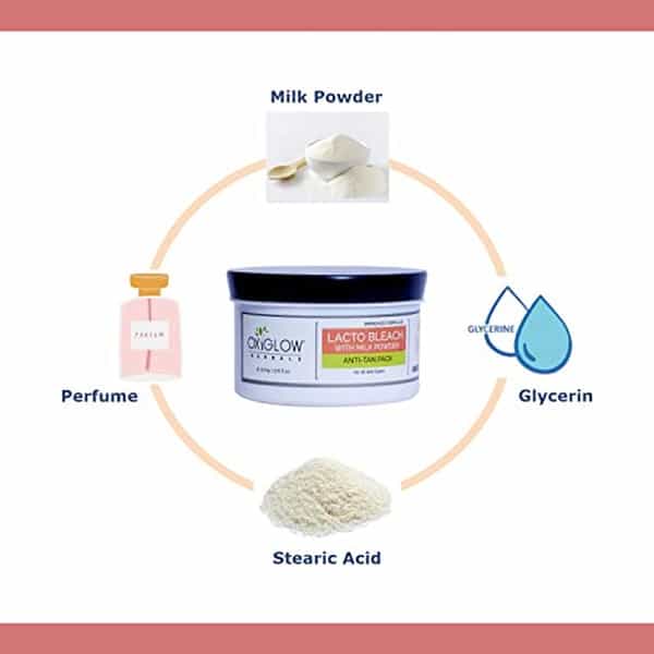 Oxyglow Herbals Bleach Cream Lacto 500 Gram