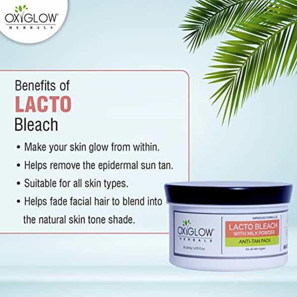 Oxyglow Herbals Bleach Cream Lacto 500 Gram