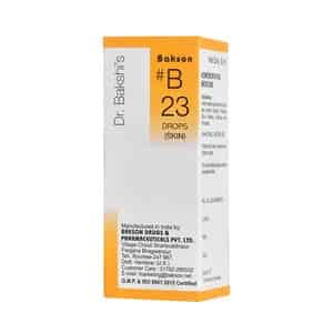 Dr Bakshi's Bakson Homoeopathy B23 Skin Drops 30 Ml