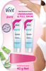Veet Pure Hair Removal Cream | Sensitive Skin Aloe Vera | (20G + 20G) With Spatula Blister Pack