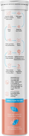 Suprfit Effervescent Tablets- Melatonin 20 Tablets Tube