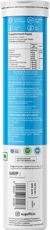 Suprfit Effervescent Tablets- Melatonin 20 Tablets Tube