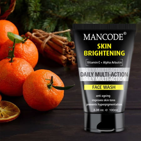 Mancode Skin Brightening Face Wash For Men 100ml